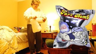 ANGRY GRANDMA STINK BOMB PRANK [upl. by Reyam]