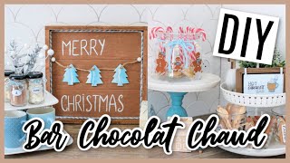 DIY DECO DE NOËL FACILE  BAR A CHOCOLAT CHAUD [upl. by Ahsei]