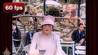 A Day in 1920s Paris  1927 Enhanced Film  4K 60fps [upl. by Arivle]