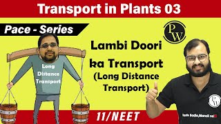 Transport in plants03  Long Distance Transport  Class 11  NEET Pace Series [upl. by Kered]