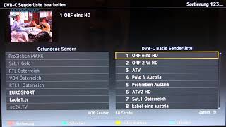 Panasonic TV Sender sortieren [upl. by Hoban71]