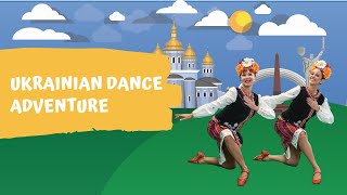 Ukrainian Hopak  Dance Lesson with Rosie amp Posie [upl. by Alletneuq]