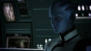 Mass Effect Liara amp FemShep Romance 1 Meeting Liara [upl. by Riana736]