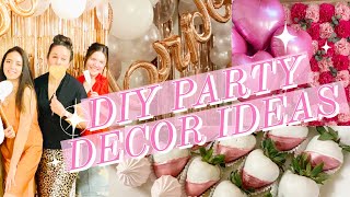 NEW INEXPENSIVE DIY PARTY DECORATING IDEAS  DOLLAR TREE PARTY DECOR  SPRINGS SOULFUL HOME [upl. by Feil]