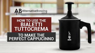 How to Use the Bialetti Tuttocrema Milk Frother [upl. by Merth713]