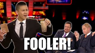 Youngest Returner FOOLS MASTERS  Kevin Li on Penn and Teller Fool Us [upl. by Roath]