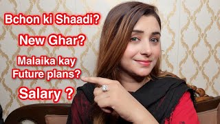 Malaika ki shaadi aur future plans QnA Video [upl. by Odnolor341]