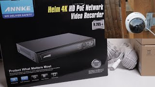 Annke C800 4K PoE CCTV Security System Setup Review amp Demonstration [upl. by Ludba]