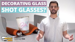 How To Decorate GlassBuilt Sublimation Shot Glasses [upl. by Eirrac]