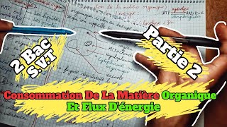 🔥🔥 Consommation De La Matière Organique Et Flux dénergie 🔻 Partie 2 🔻 2 Bac BIOF SVT 🔻1èr chapitre🔻 [upl. by Yliram]