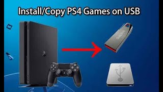 Install GamesPKG On An External HDDUSB On A Jailbroken PS4  Extended Storage On 505672 PS4 [upl. by Ofelia906]