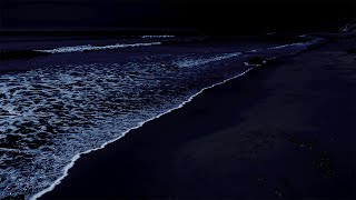 All You Need To Fall Asleep  Ocean Sounds For Deep Sleeping With A Dark Screen And Rolling Waves [upl. by Trilly]