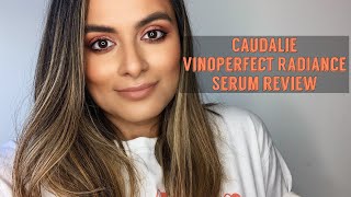 CAUDALIE Vinoperfect Radiance Serum Review  Nadia Vega [upl. by Charley]