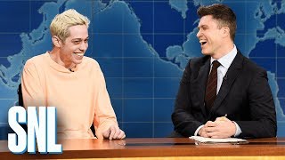 Weekend Update Pete Davidson on Kanye West  SNL [upl. by Yllor]