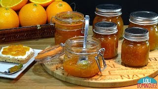 MERMELADA DE NARANJA CASERA Receta muy fácil y natural Loli Domínguez  Recetas [upl. by Llig]