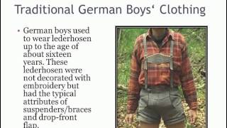 The History Behind German Lederhosen [upl. by Nylesoj619]