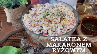 Moja ulubiona sałatka z szynką konserwową i makaronem ryżowym Musisz koniecznie ją zrobić sałatka [upl. by Kelli173]