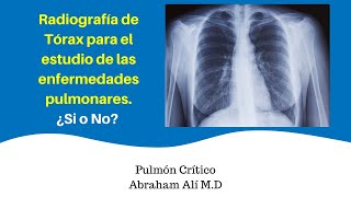 Radiografía de tórax en enfermedades pulmonares [upl. by Caritta]