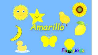 Color amarillo para niños [upl. by Attenra]