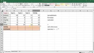 Spreadsheet Basics  Microsoft Excel [upl. by Ynnoj527]