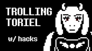 UNDERTALE Trolling Toriel whacks Debug Mode [upl. by Ahsram615]