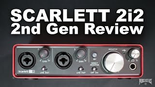 Focusrite Scarlett 2i2 2nd Gen USB Audio Interface Review  Explained [upl. by Tizes]