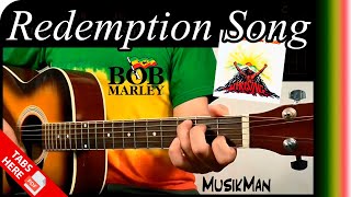 REDEMPTION SONG ⛓  Bob Marley amp the Wailers 🎸🚬 GUITAR Cover  MusikMan N°020 [upl. by Olsen48]