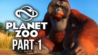 PLANET ZOO Gameplay Walkthrough Part 1  ZOOKEEPER Full Game [upl. by Resneps]