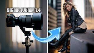 Sigma 105mm 14 hands on review King of PORTRAIT LENSES [upl. by Esilegna668]