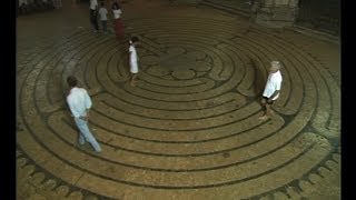 Chartres Cathedral A Sacred Geometry  Labyrynth clip [upl. by Aklim]