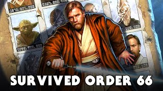 ALL Jedi Who SURVIVED Order 66 Canon [upl. by Airdnaed]