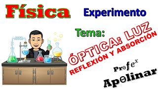 FÍSICA  ÓPTICA LA LUZ REFLEXIÓN ABSORCIÓN Y REFRACCIÓN [upl. by Alilahk702]