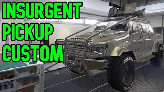 Gta 5 Insurgent Pickup Customization amp Review  How To Customize Insurgent Pickup [upl. by Rubens984]