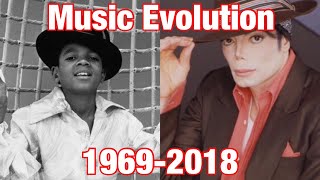 Michael Jackson  Music Evolution 1969  2018 [upl. by Nanreh163]