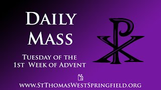 Daily Mass Tuesday December 5 2023 [upl. by Ahsima]