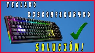 Como Solucionar Teclado Desconfigurado en Windows 1087 [upl. by Dolli]