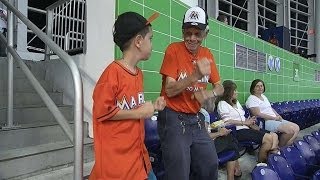 Jonathan the dancing Marlins fan talks moves [upl. by Powder141]