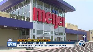 Meijers second supercenter opens in Detroit [upl. by Gabi563]