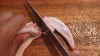 How to cut chicken wings  for beginners [upl. by Whiffen]