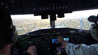 DC3 turboprop cockpit view [upl. by Alpheus]