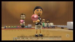 Wii Sports Resort  Wii  Bowling 100Pin Game  Part 3 Candy amp MCKid Vs King TG amp MeGaMaDcOn [upl. by Siver]