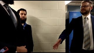 EXCLUSIVE  DAVID WOOD TRIES TO SHAKE HIJABS HAND [upl. by Hoi]