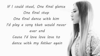 Jessica Sanchez  Dance With My Father  Lyrics [upl. by Sarge744]