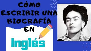 RichardP11 Cómo escribir una biografía en inglés [upl. by Edeline]