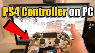 How to CONNECT PS4 Controller on PC using STEAM Windows 10 [upl. by Leandre]