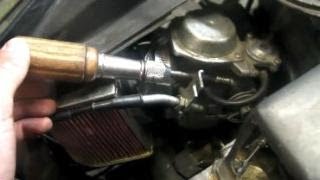 ScooterMoped Carburetor Adjustment [upl. by Nylsej]