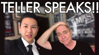 Teller Reacts to my 1st Fool Us Appearance  TELLER SPEAKS [upl. by Ashbaugh205]