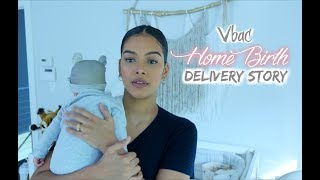 My Home Birth vbac Delivery  drug free [upl. by Cyndie]