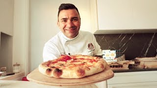 Pizza napoletana fatta in casa la ricetta di Davide Civitiello [upl. by Acherman]