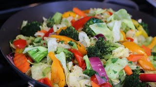 Simple Vegetable Stir Fry You Will Love [upl. by Nylsirhc]